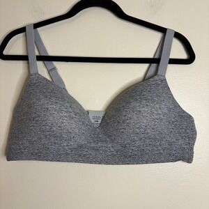 Soma Enbliss Wireless Bralette Grey Heathered Full Coverage Comfort Bra 40B